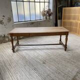 2m walnut drapery farm table