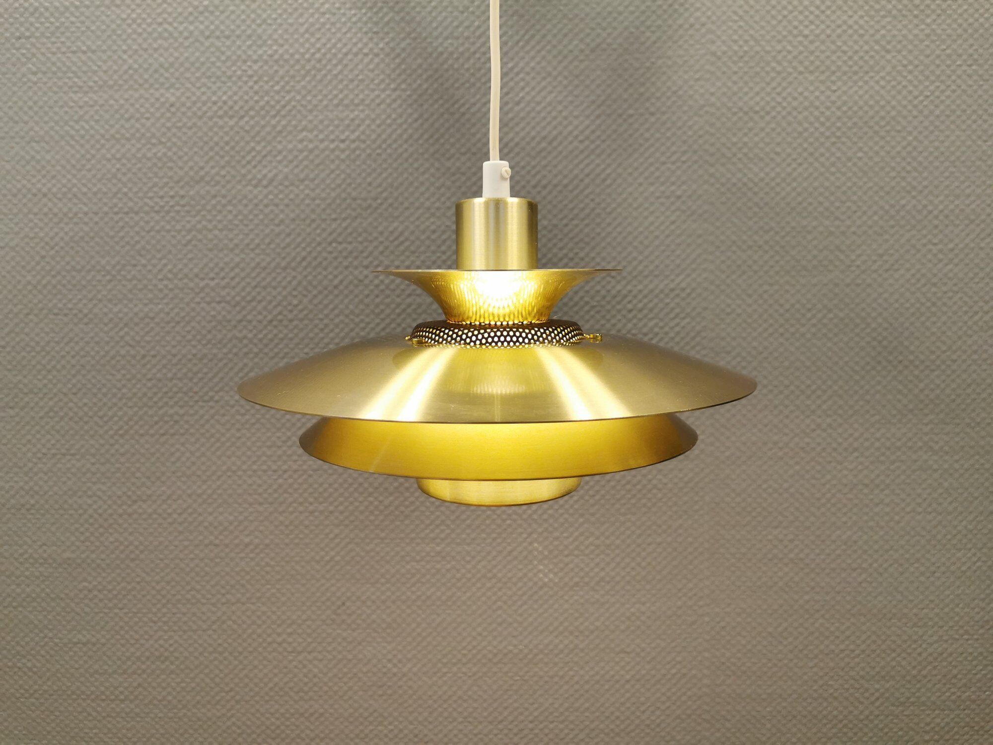 Hanging lamp from the 80s, by Danish JEKA, model Capri.