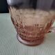 Vintage pink glass water carafe pitcher