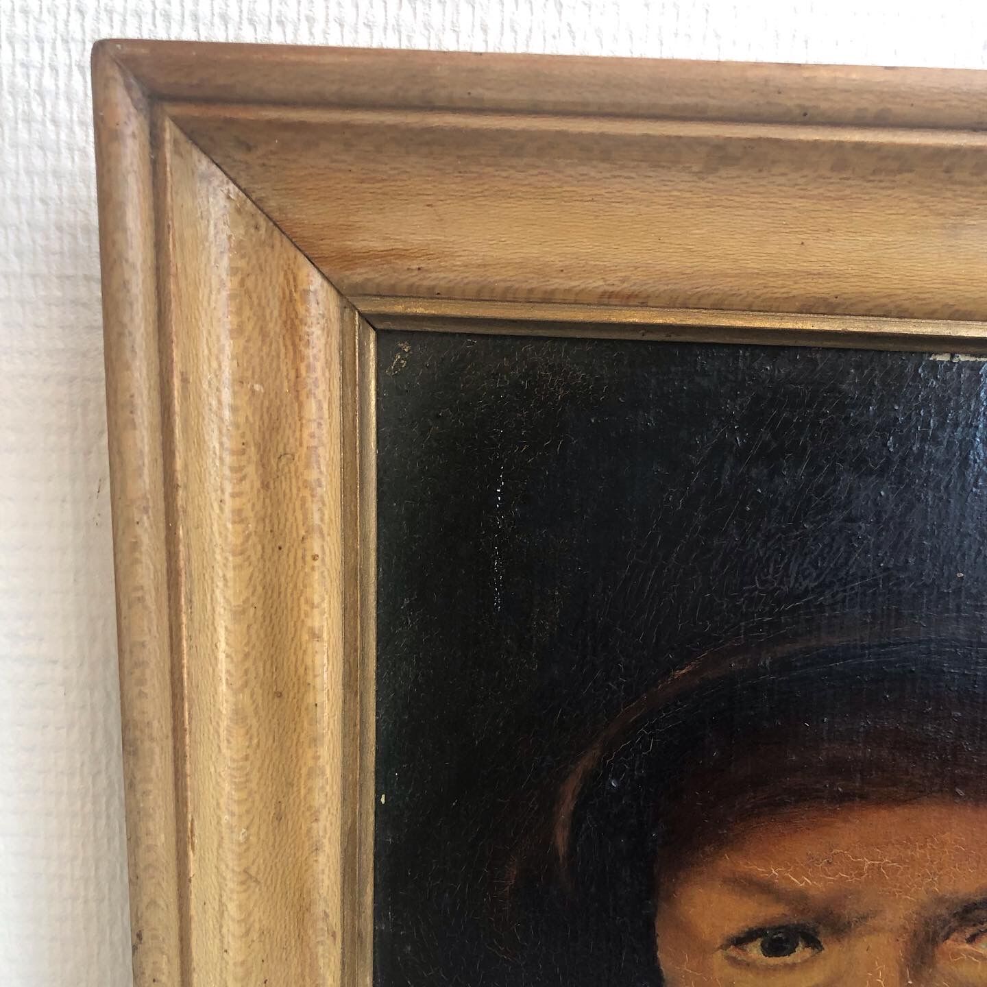 Portrait of a peasant woman in a hat