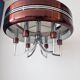 A modernist UFO pendant light from the 70s