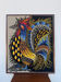 Flamboyant rooster tapestry from the 70s