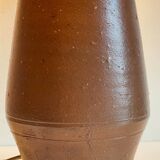 Vintage glazed stoneware lamp from Portugal.