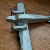 Wooden airplane, 1940s, antique toy