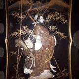 Japanese Lacquer and Shibayama Cabinet, Meiji Period Japan