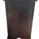 meuble rangement cuisine ou loisirs créatifs 3 tiroirs et 1 tablette en bois massif marron vernissé
