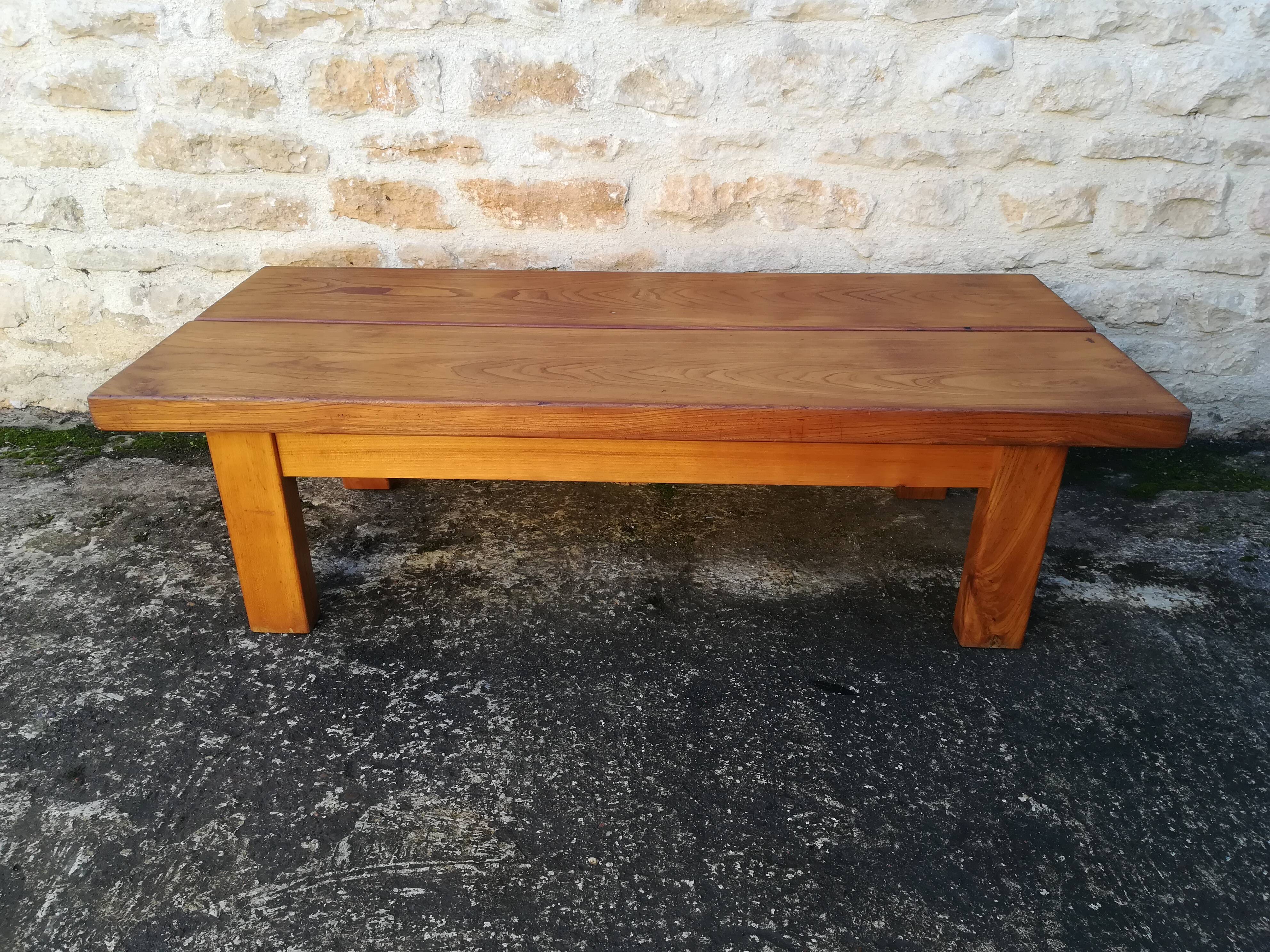 Elm coffee table