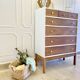 Commode vintage en bois – style scandinave – très bon état