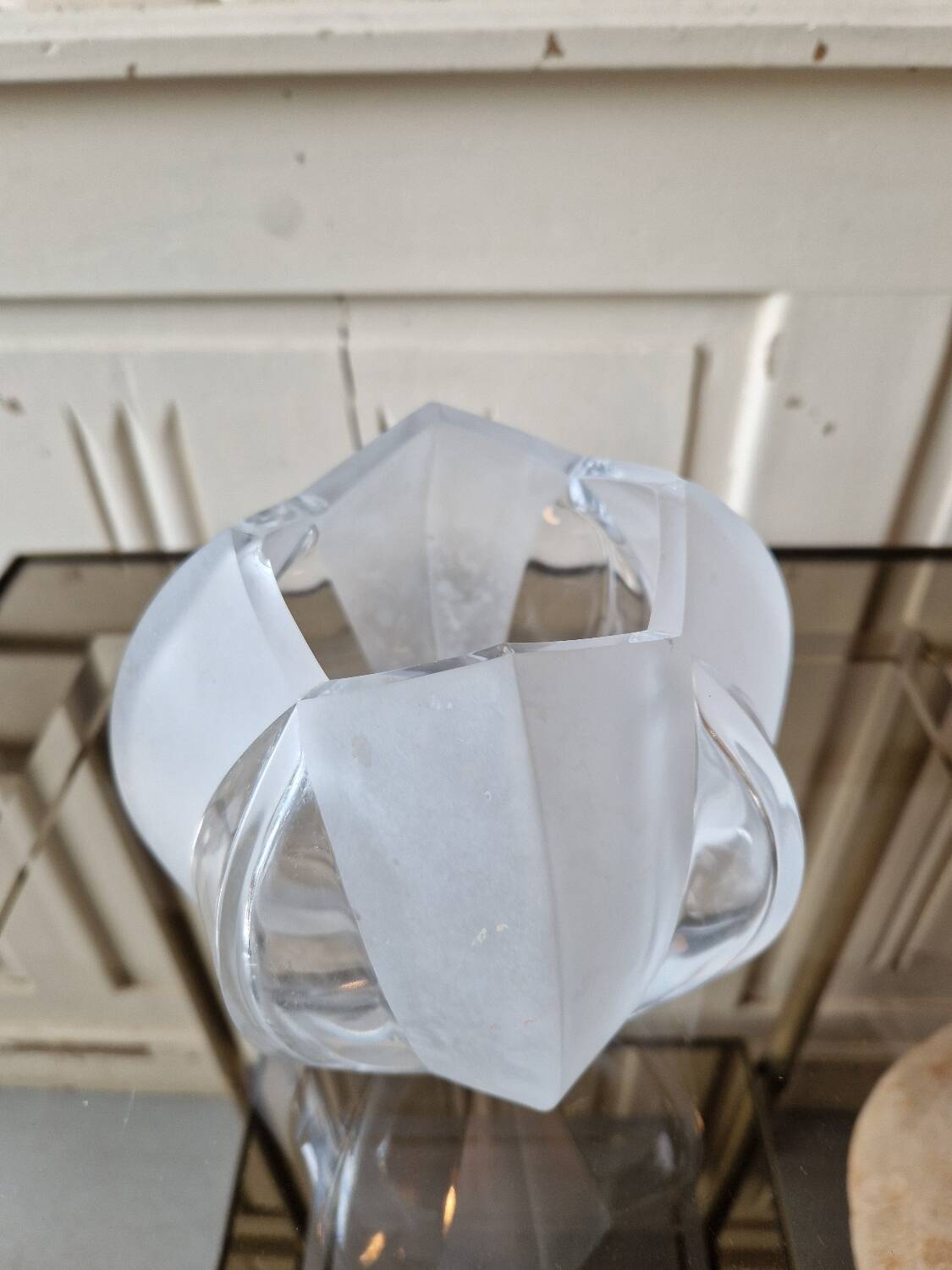 Art Deco Crystal Vase