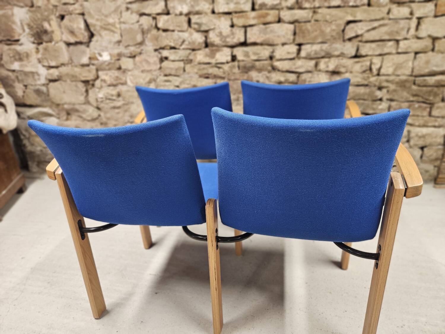 Set of 2 waiting room benches 1980/90