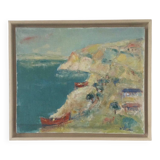 Oil on canvas by matilda ulmu 1917-2007.