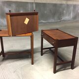 Scandinavian bedside table 1960 - vintage Scandinavian sofa tip