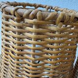 Lampes cep de vigne et rotin années 60 (X2)