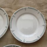 Lots of 5 plates a dessert faiencerie de castres