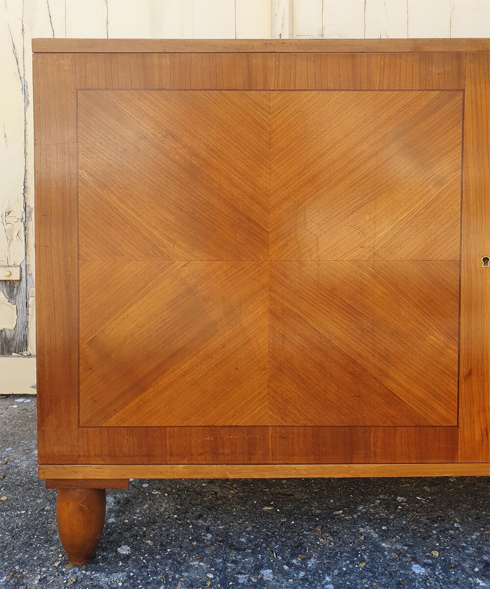 Buffet, blond beech wood, vintage, 50