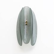 Pair of Mid-century Modern Aqua Green Murano Glass Sconc