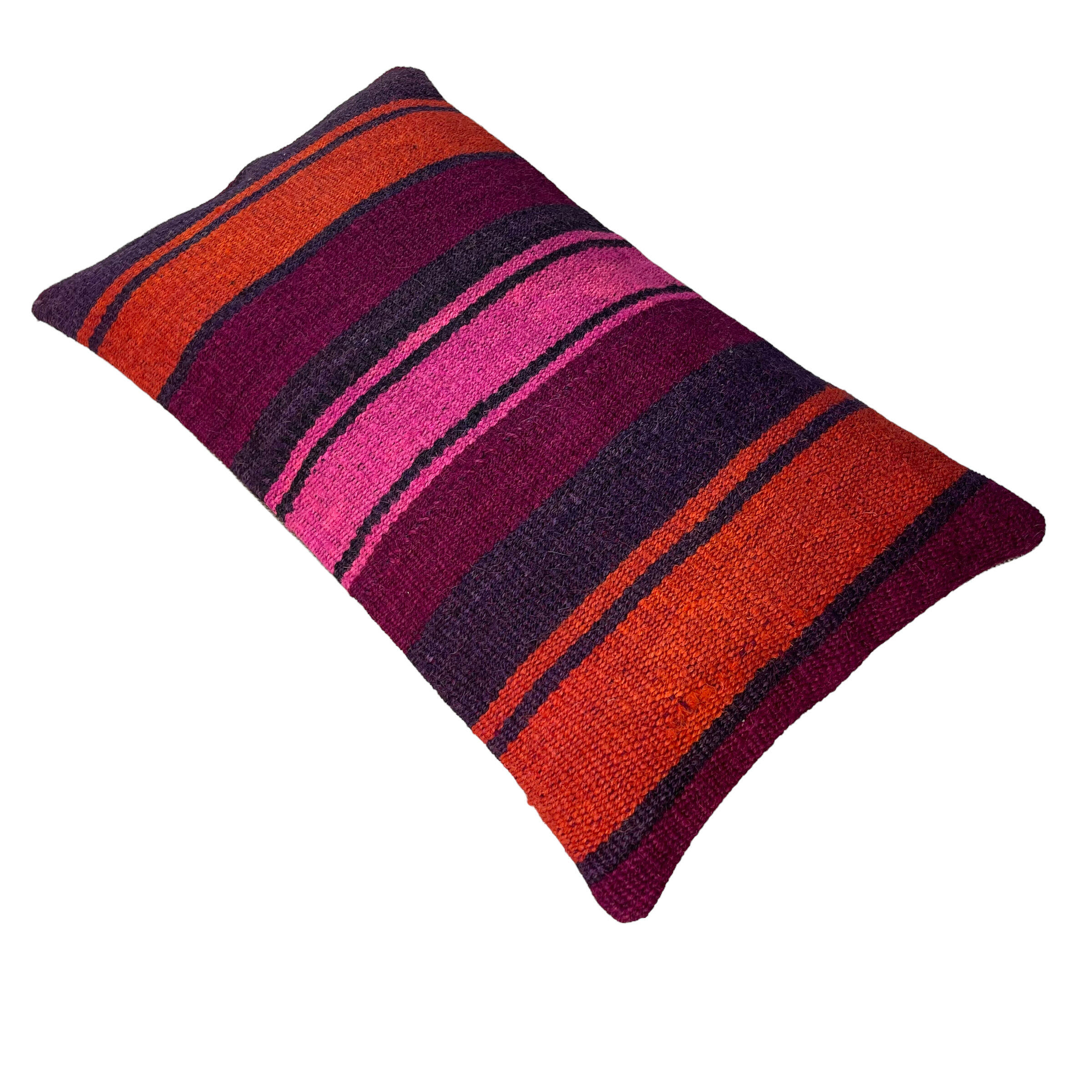 Housse de coussin vintage turque faite à la main, 30 x 50 cm