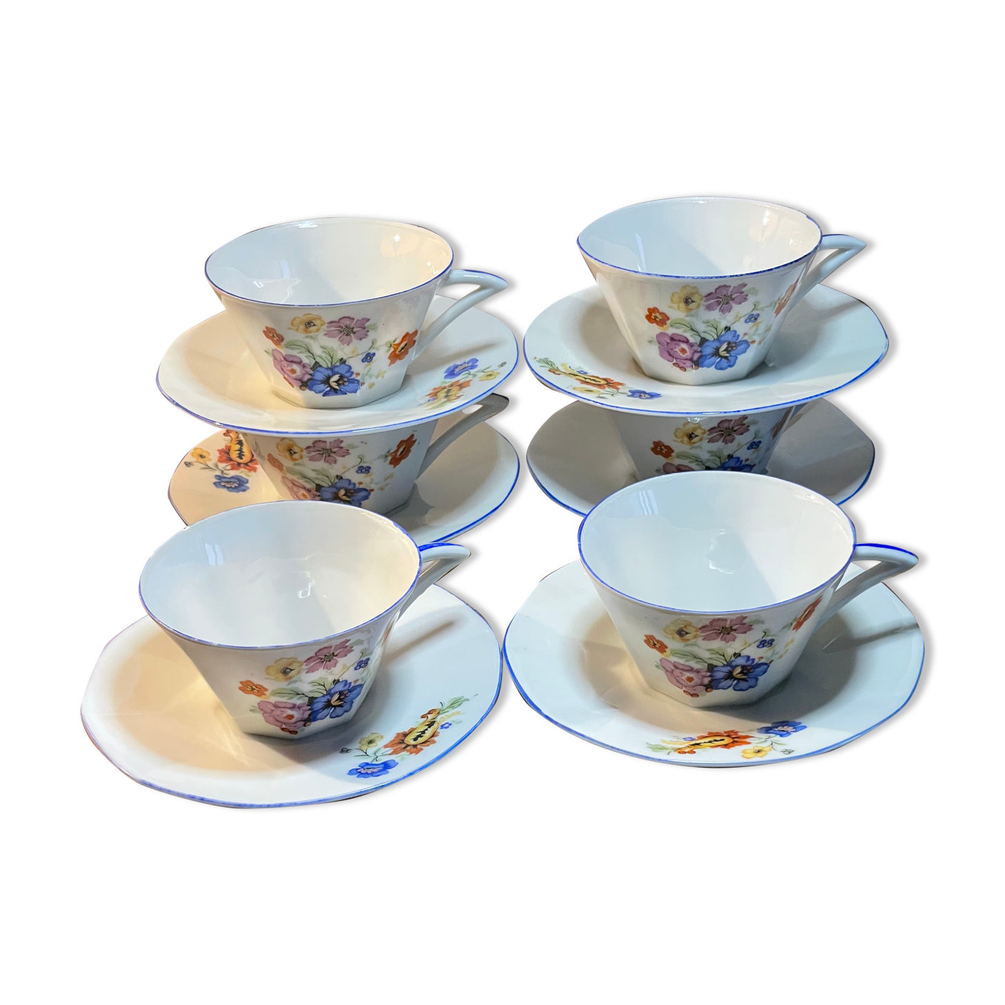 Fine porcelain coffee service from Japan