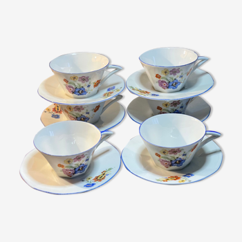 Fine porcelain coffee service from Japan