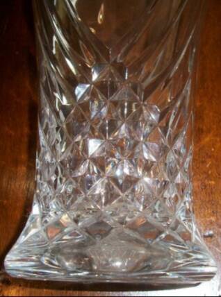Vase cristal annees 1970