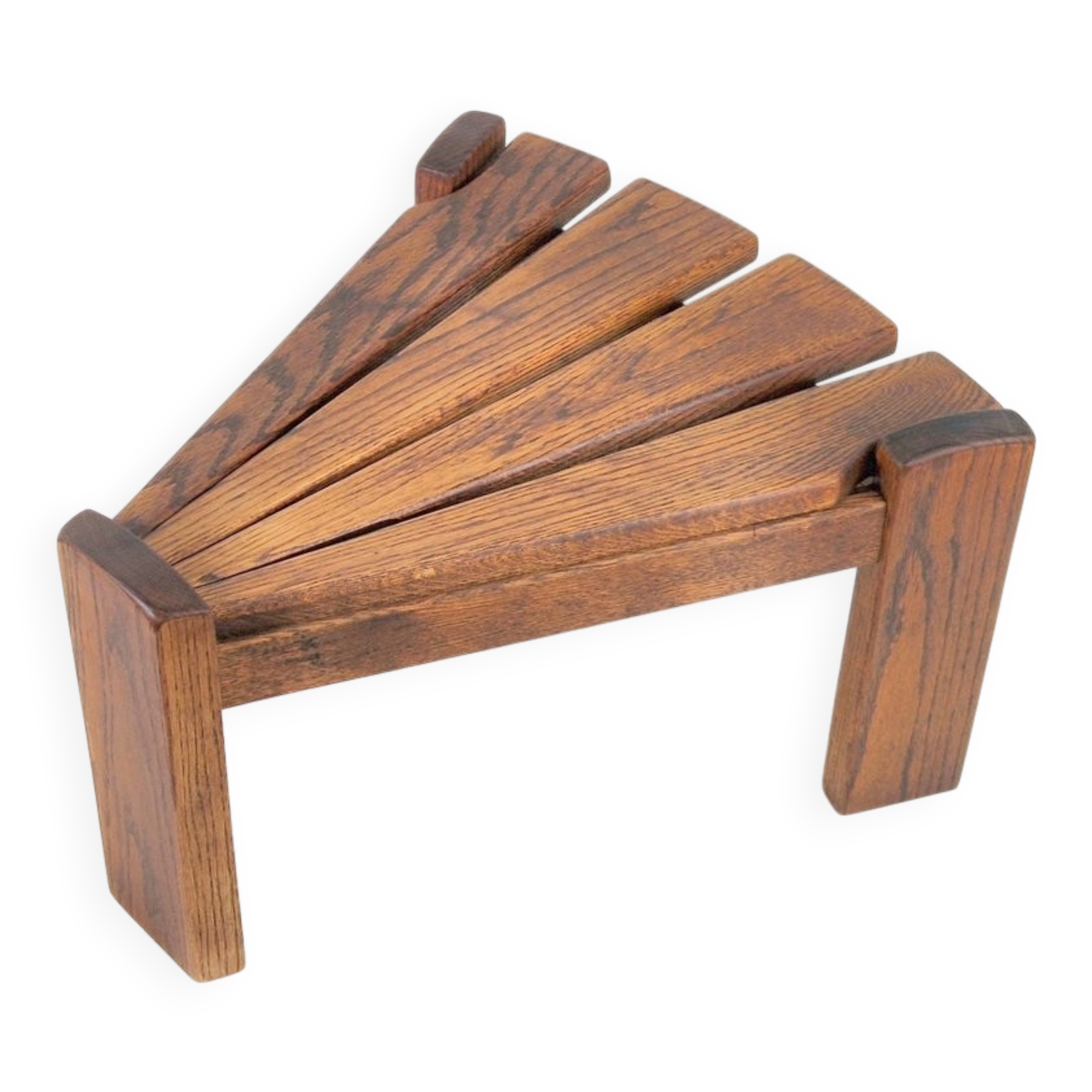Brutalist Triangular Side Table by Dittman for Awa Radbound, 1960s