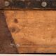 Large antique washed wooden trunk (c.1900) #66
