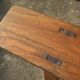 Paire de bancs de ferme 150 cm