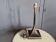Old bronze lamp base, brown patina - Made in England
