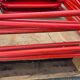 Set 5 vintage TED folding chairs IKEA red 1980s Nield Gammelgaard
