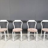 Set of 4 calligaris dining chairs, 1980s