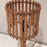 Rattan table lamp 1950
