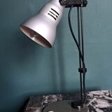 Adjustable metal reading table lamp