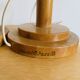Pair of vintage I.M.T. wooden lamps from the 70s/80s.