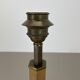 lampe de table Art déco unique en laiton et bois, Allemagne années 1930