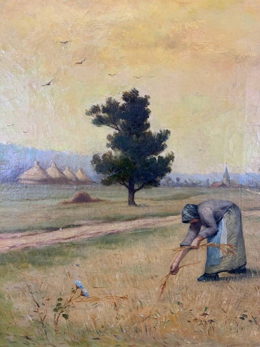 Oil Painting on Canvas Paul Emile Felix Raissiguier 19th Century