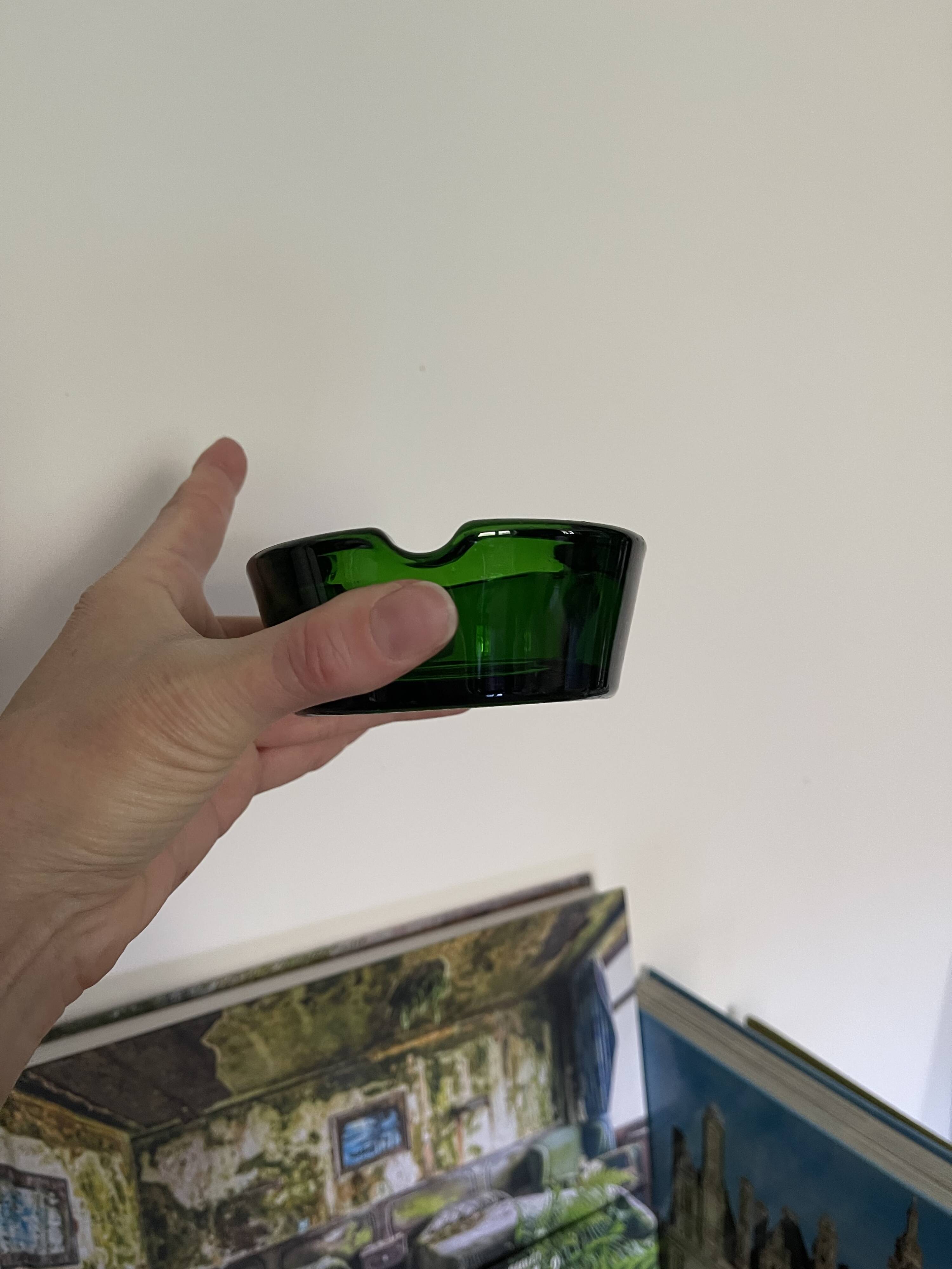 Vintage block ashtray from the 1960s.