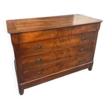 Furniture / chest of drawers with 4 drawers, 19th century.