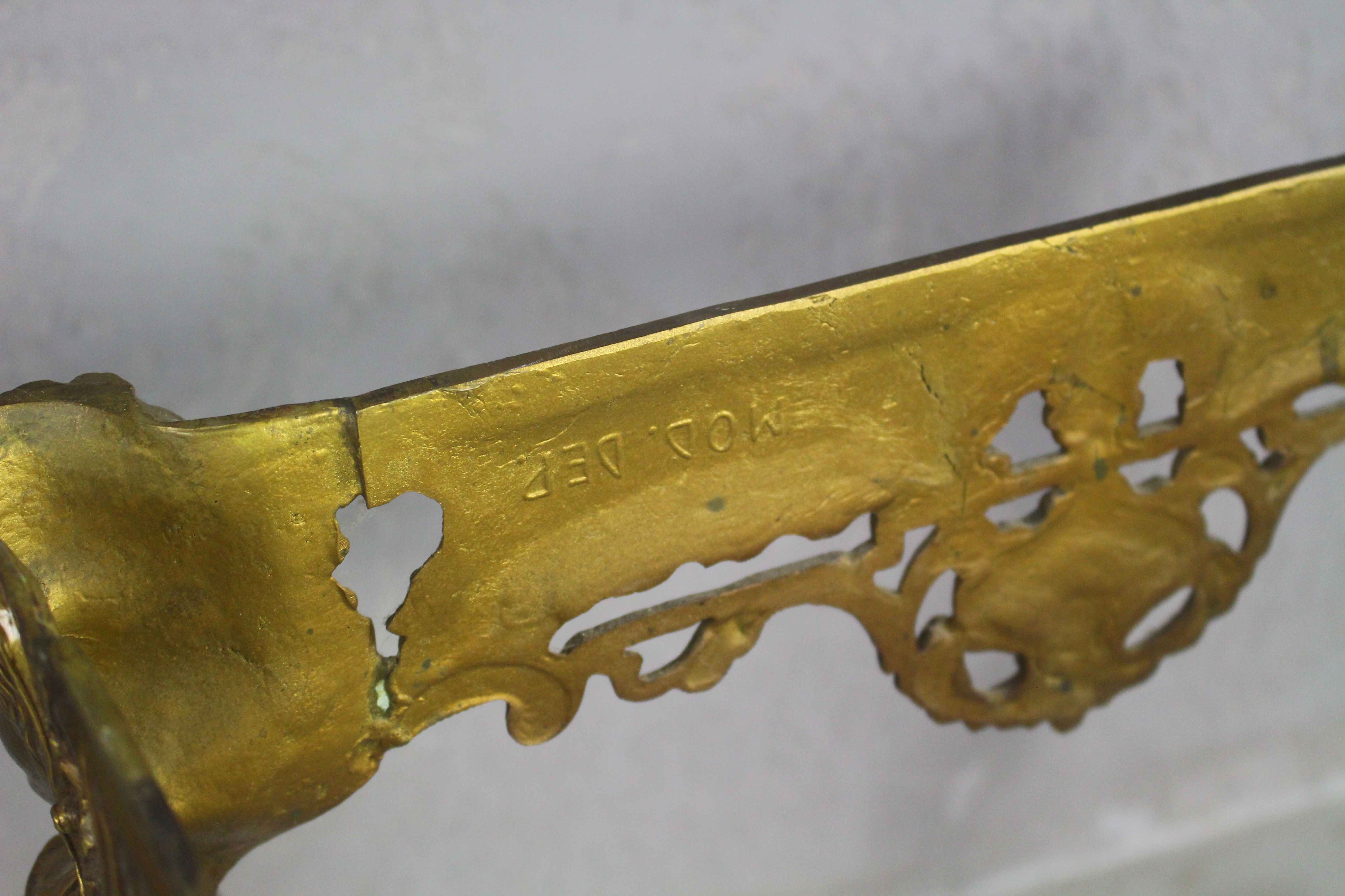 Italian Vintage Brass Coffee Table With Marble by Orsenigo, 1960s