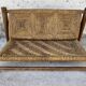 Wooden and rope bench from the 1950s,  Vibo
