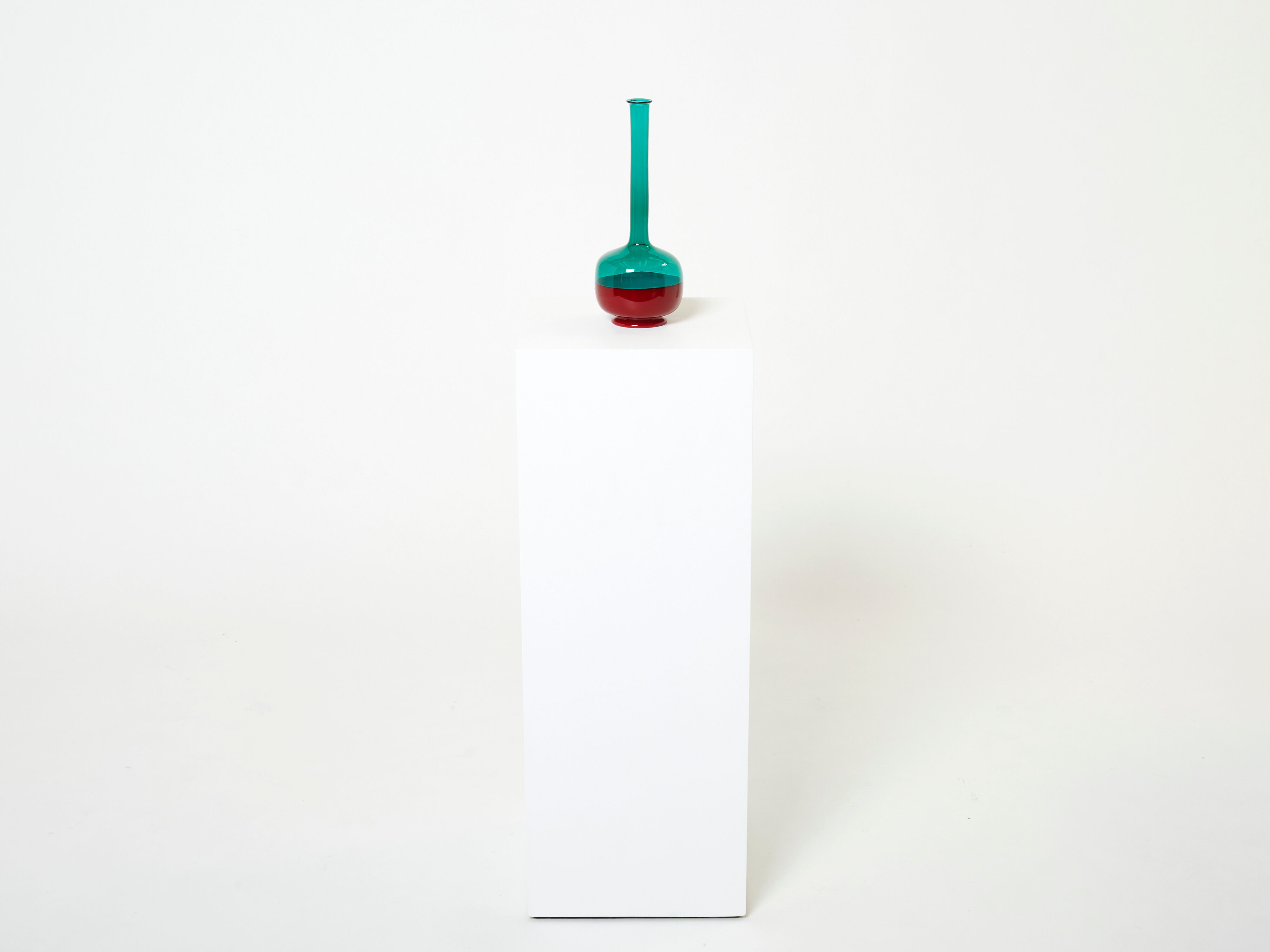 Gio Ponti Murano glass bottle for Venini Marandiana 1960