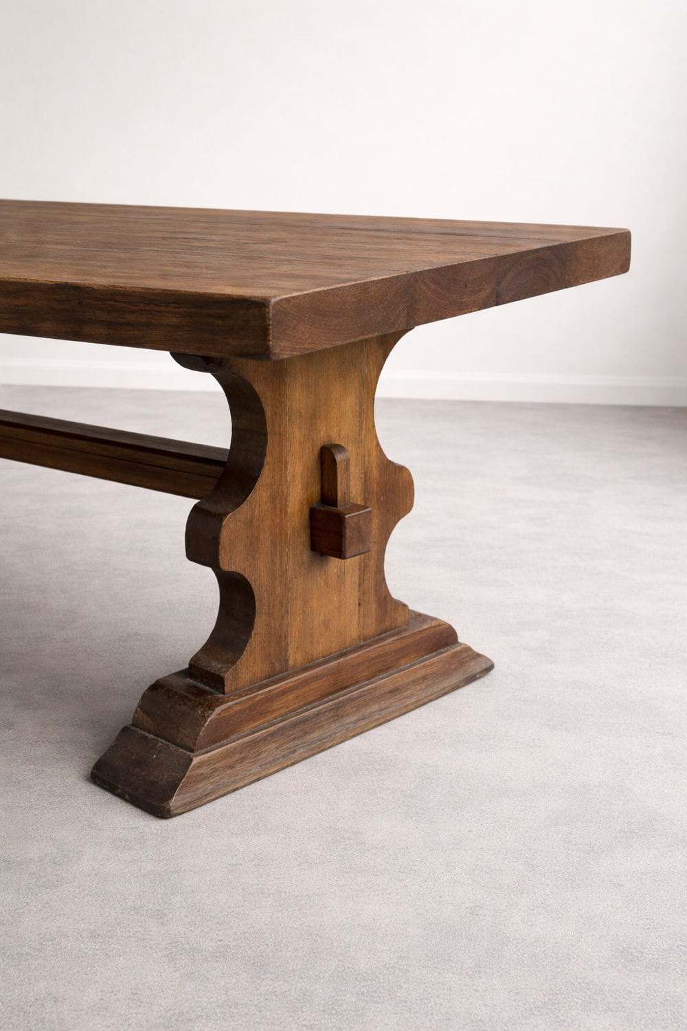 Monastery table made of solid oak.