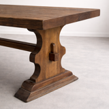 Monastery table made of solid oak.