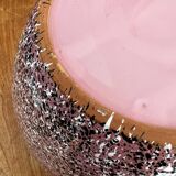 Pink memphis-style vase