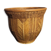 Wicker basket year 80 pot cache