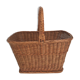 Vintage rattan wicker market basket
