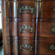 Bordeaux Crossbow Commode in Solid Mahogany, Louis XV Period