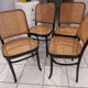 Suite of 4 chairs by Joseph Hoffmann vintage 1970s