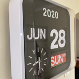 Industrial wall clock "Flap" - Habitat