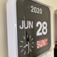 Industrial wall clock "Flap" - Habitat
