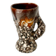 Fat Lava brown ceramic pitcher from the 70s